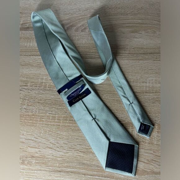 Club Room by Charter Club Mens Silk Tie Geometic Print - Picture 5 of 6